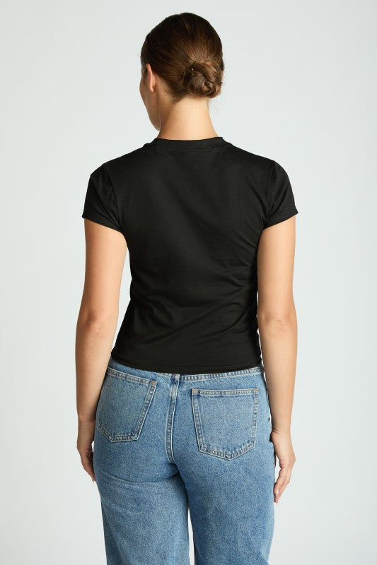 Cotton Short Sleeve Mini Tee
