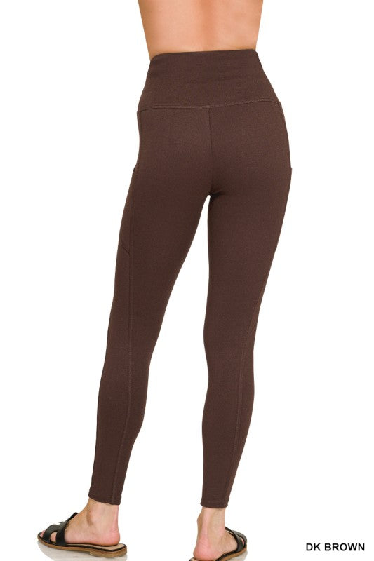 Brushed Dty Microfiber Full Length Leggings
