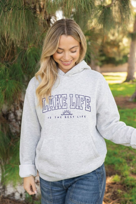 Lake Life Is The Best Hoodie Pullover Sweatshirt