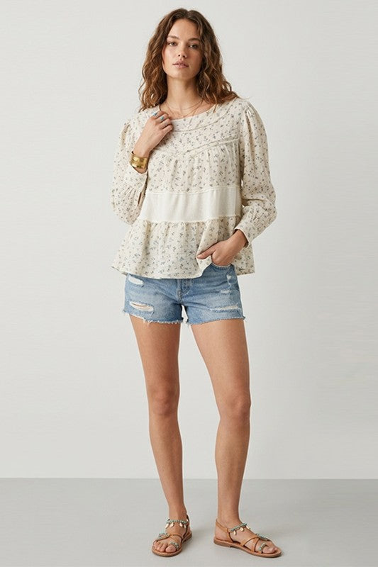 Sweet Prairie Ditsy Top