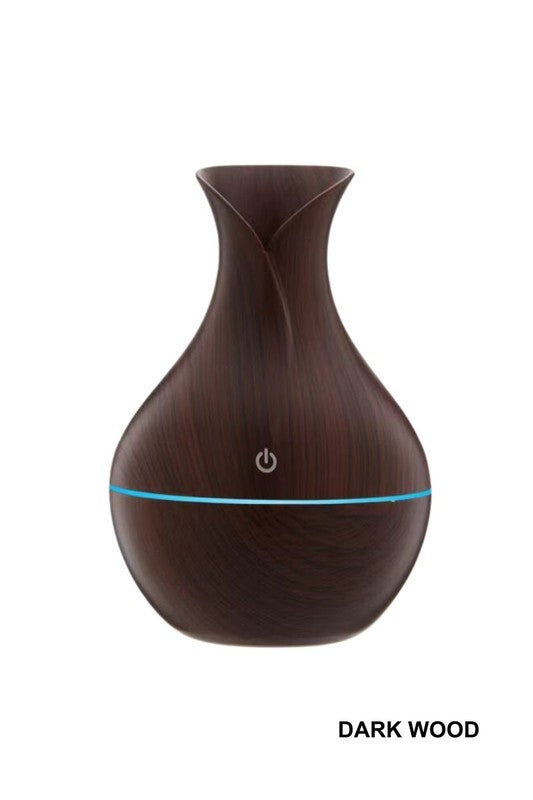 Floral Aroma Scent Diffuser Mist Humidifier (Dark Wood)