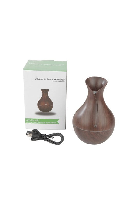 Floral Aroma Scent Diffuser Mist Humidifier (Dark Wood)