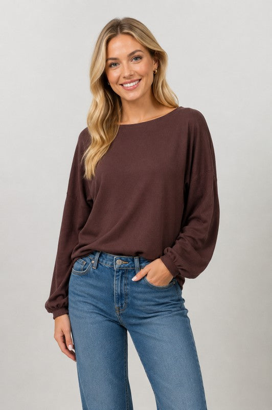 Boatneck Pullover Sweater
