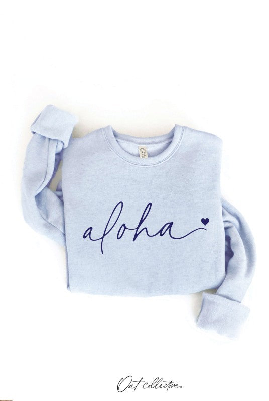 Aloha Heart Graphic Sweatshirt
