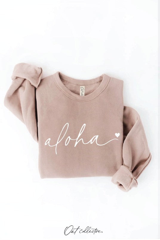 Aloha Heart Graphic Sweatshirt