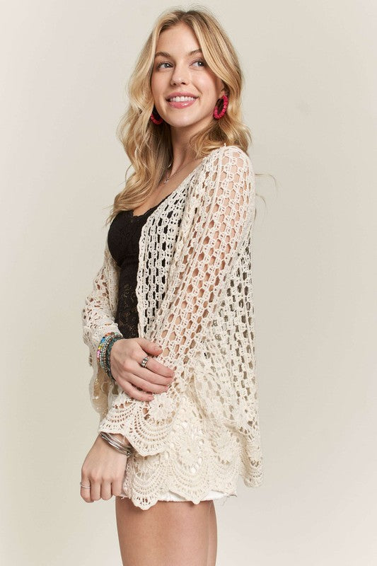 Crochet Cardigan Hem