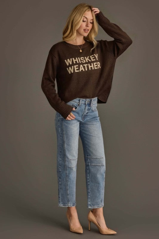 Dk. Brown Whiskey Weather Sweater