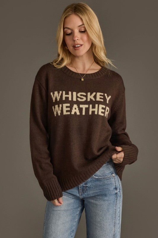 Dk. Brown Whiskey Weather Sweater
