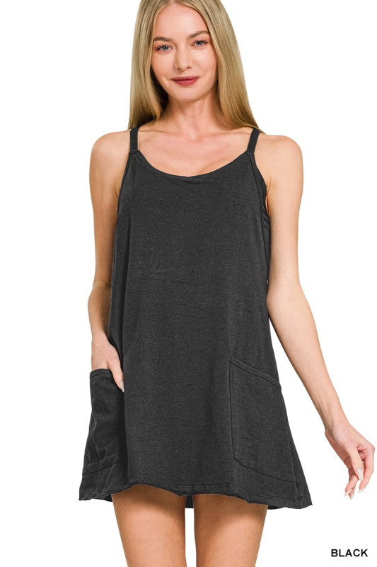 Mini Dress With Built-in Romper Liner