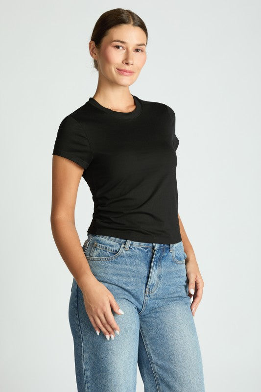 Cotton Short Sleeve Mini Tee