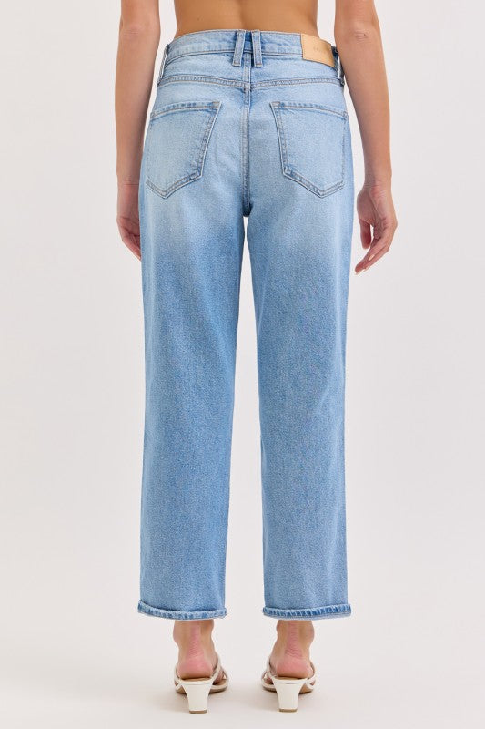 Boyfriend Crop with 3/4” Mini Single Cuffed