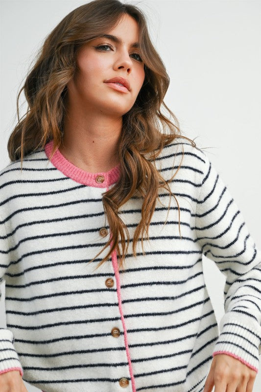 Sailor Stripe Cardigan