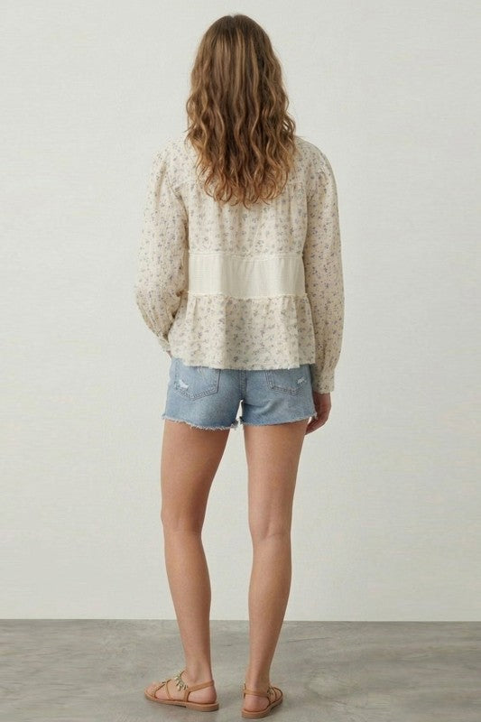 Sweet Prairie Ditsy Top