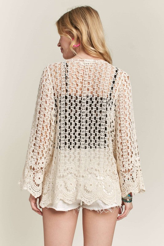 Crochet Cardigan Hem