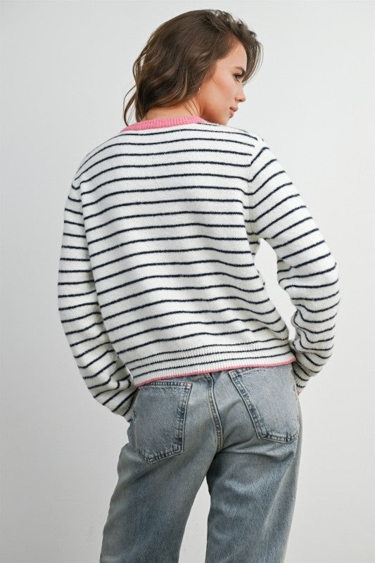Sailor Stripe Cardigan