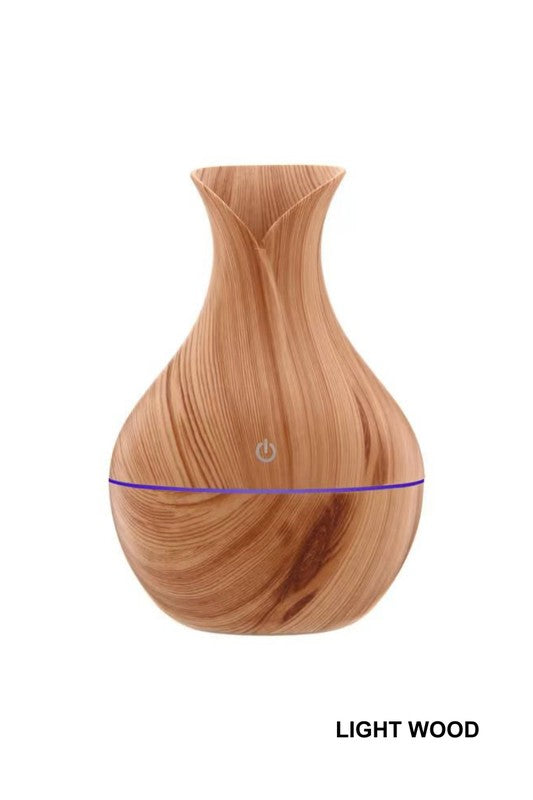 Floral Aroma Scent Diffuser Mist Humidifier (Light Wood)