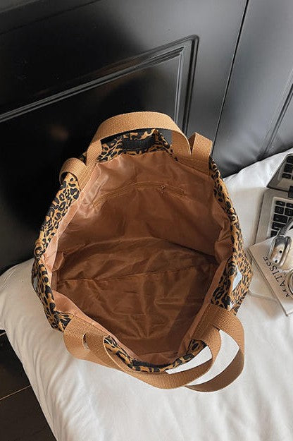 Leopard Print Shoulder Bag