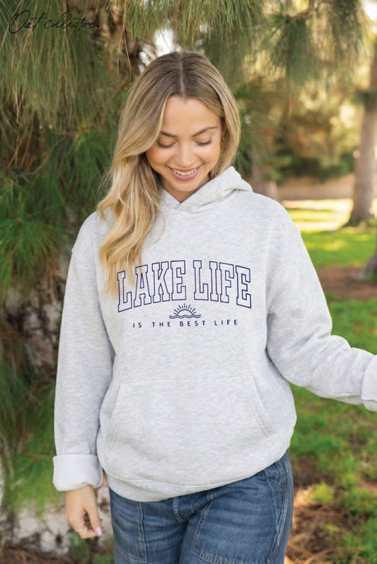 Lake Life Is The Best Hoodie Pullover Sweatshirt