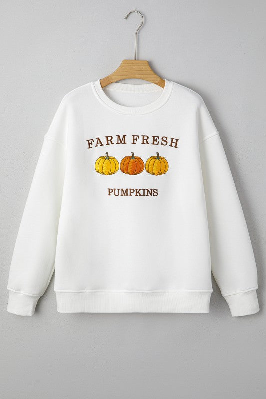 Farm Fresh Pumpkins Casual Sweatshirt
