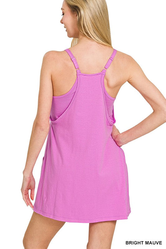 Mini Dress With Built-in Romper Liner